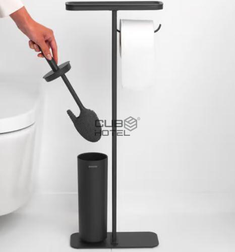 Roll Holder with Towel Holder and Shelf - MINDSET BRABANTIA